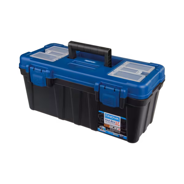 جعبه ابزار 17 اینچ با قفل پلاستیکی نووا مدل 6017