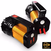 چراغ قوه 20 وات برند وای جی سی دارای یک عدد پاور بانک و باتری با دوام بالا و نور به شدت قوی