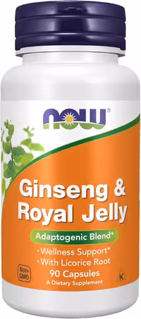 جینسینگ و ژل رویال 90 کپسول NOW