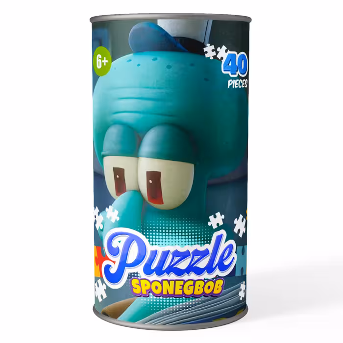پازل 40 تکه کارتون باب اسفنجی