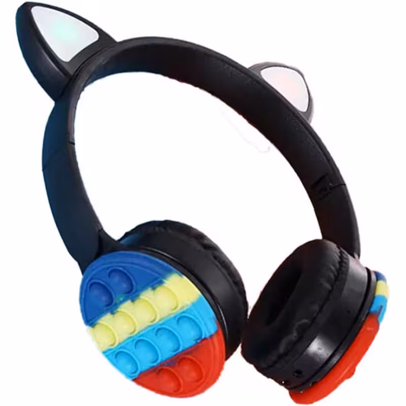 هدفون بلوتوثی طرح گربه ای مدل KT-58C | کالا مکس