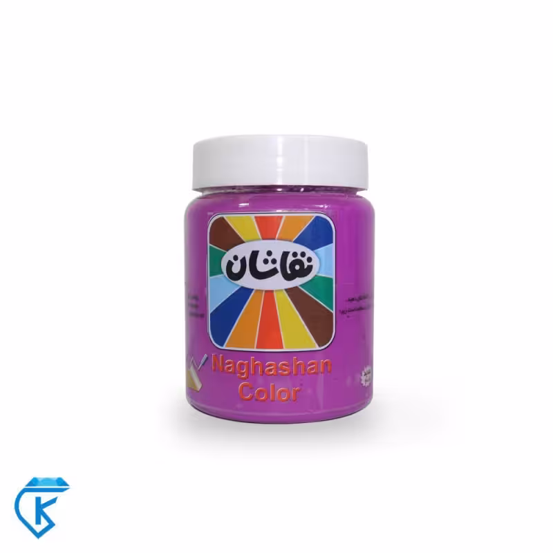 رنگ اکریلیک فلورسنت (شبرنگ) نیمی بنفش نقاشان