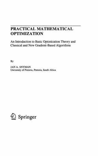 خرید و دانلود نسخه کامل کتاب Practical Mathematical Optimization: Basic Theory and Gradient-Based Algorithms