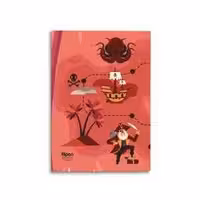 دفتر40برگ وزیری شومیزفانتزی الیپون کد292کارتن108عددی