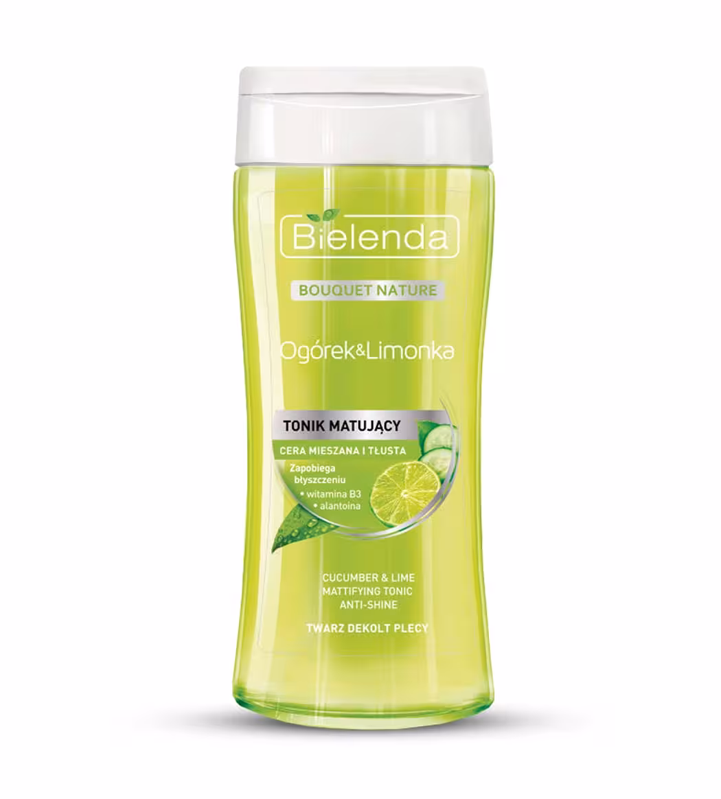 تونر پاک کننده عصاره لیمو و خیار بیلندا Bielenda Mattifying Tonic