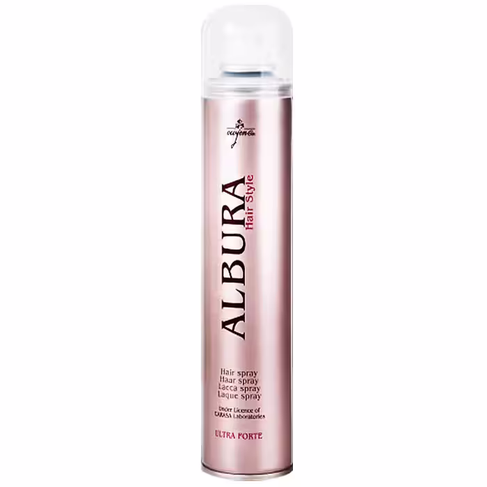اسپری چسب مو آلبورا مدل Ultra Forte حجم 400 میل