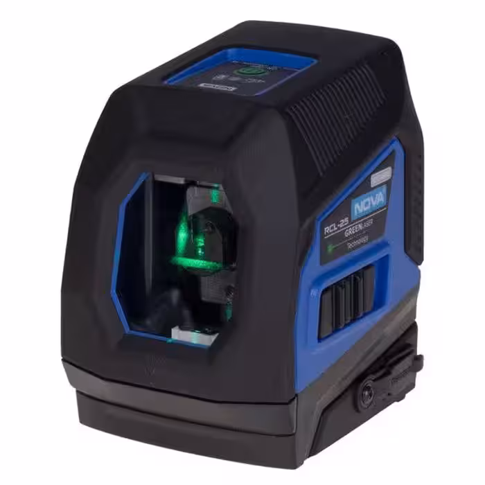 تراز لیزری شارژِی دو خط سری compact سبز نووا NOVA مدل 2640