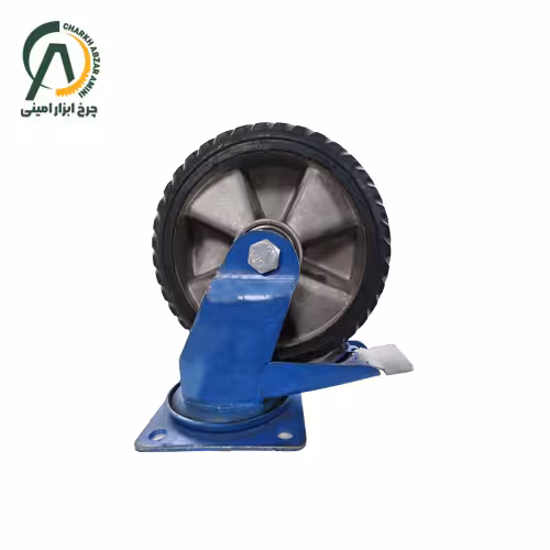 چرخ دایکاست مدل آلمان گردان ترمزدار قطر 160 میلی متر
