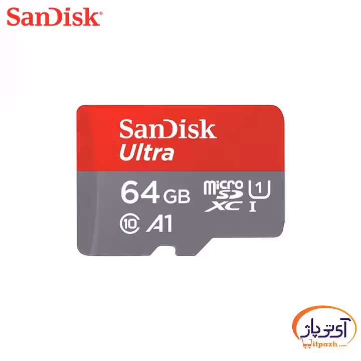 کارت حافظه MicroSD Ultra A1 سندیسک ظرفیت 64 گیگابایت سرعت 140m/s