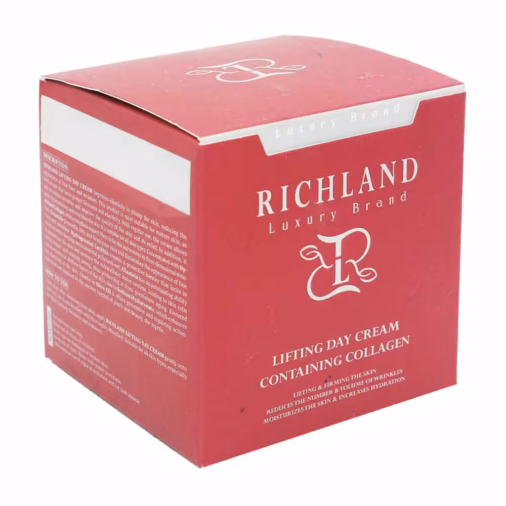 کرم لیفتینگ روز حاوی کلاژن ریچلند 50 گرمی