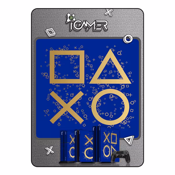 PlayStation 4 Slim Skin – PlayStation Blue