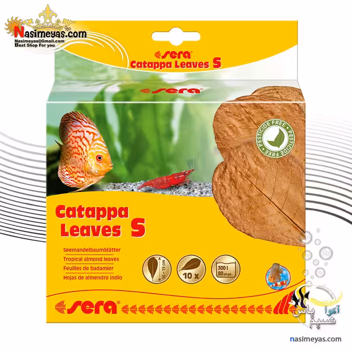 برگ کاتاپا تهویه کننده آب آکواریوم سرا