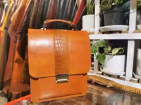 کیف چرم نیمه اداری دانشجویی کد 10650