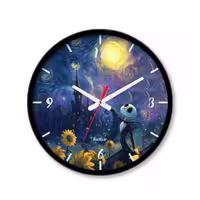 ساعت رومیزی و دیواری راویتا با طرح نقاشی سبک ون گوگ (van Gogh)، کد 3837