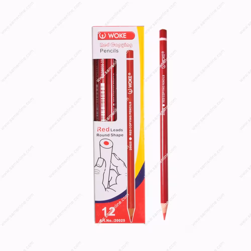 مداد قرمز ووک کد 20025 بسته 12 عددی