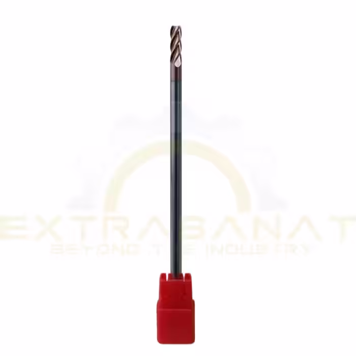 فرز انگشتی الماس 4x12x4Dx100L-4F HRC55 برند Max Power
