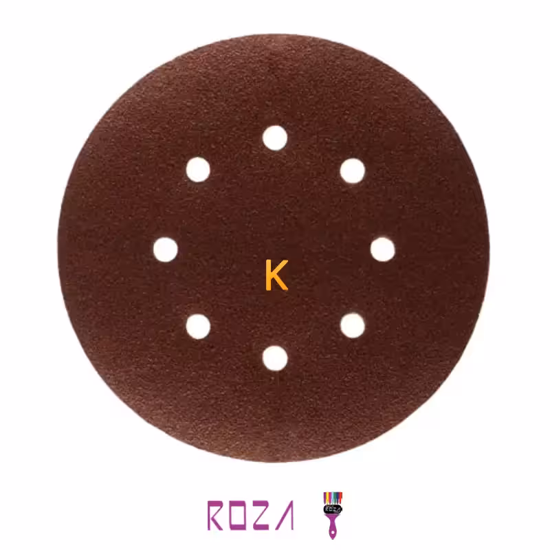 سنباده پشت کرکی گرد 115 میلی متر روزا