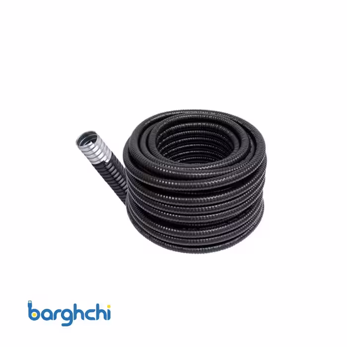لوله فلکسی سایز 52 (گالوانیزه با روکش PVC درجه 1) 25 متری