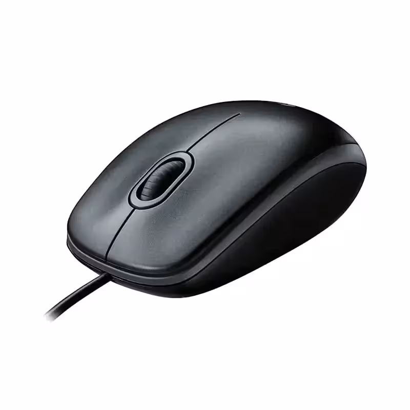 ماوس باسیم لاجیتک مدل Logitech Wired B100