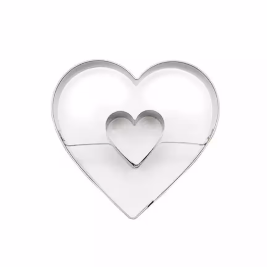 کاتر دونات فلزی طرح قلب