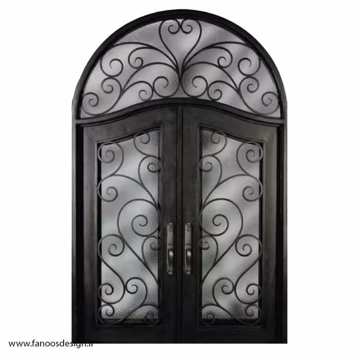 درب آهنی ورودی ساختمان جنوبی کد 3056