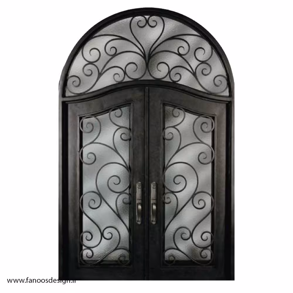 درب آهنی ورودی ساختمان جنوبی کد 3056