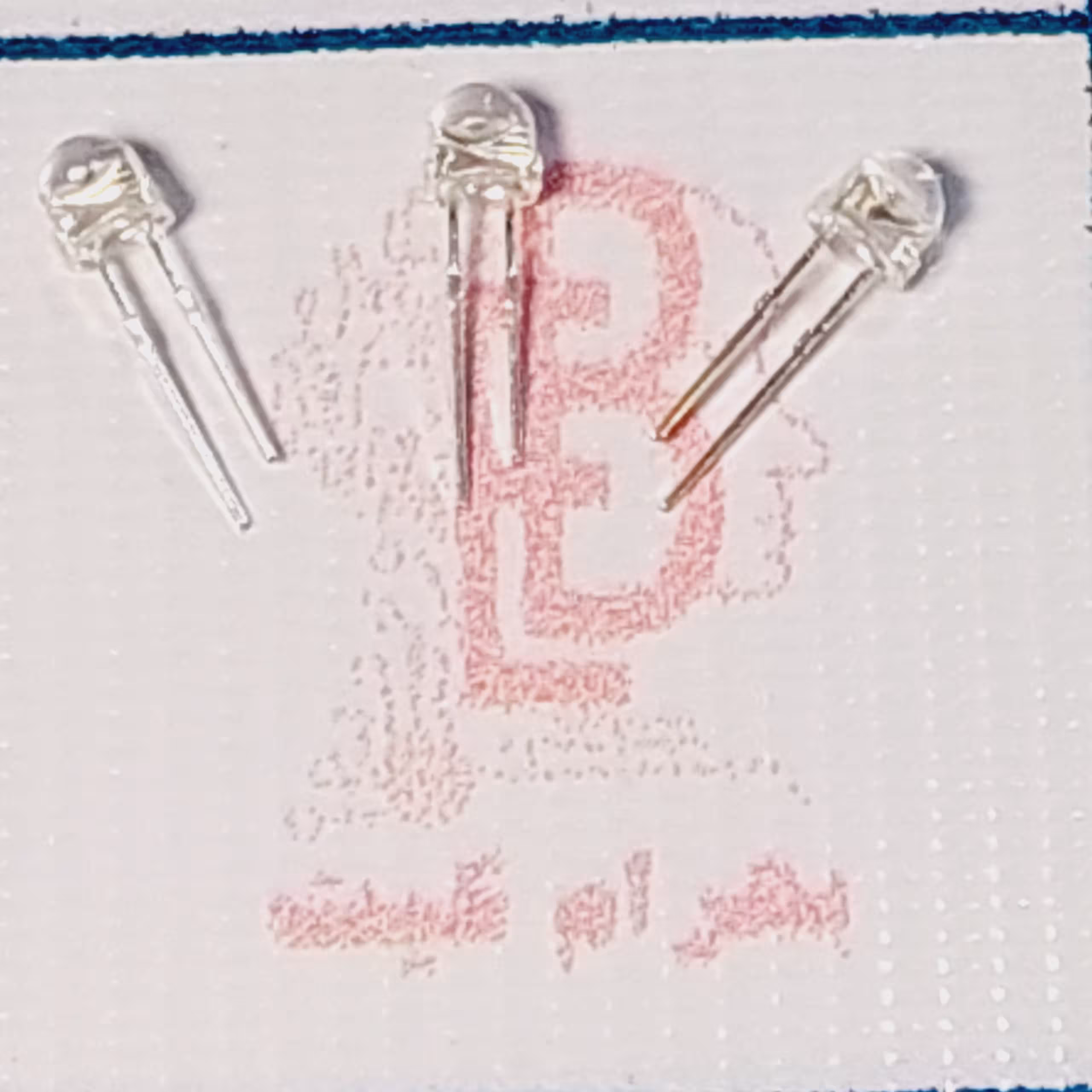 ال ای دی آبی کلاهی قلع خورده 10 تایی