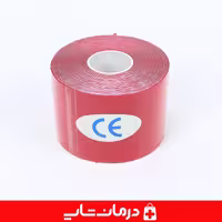 خرید چسب تیپ KMD چسب کنزیولوژی ورزشی 5x5 قرمز | درمان شاپ
