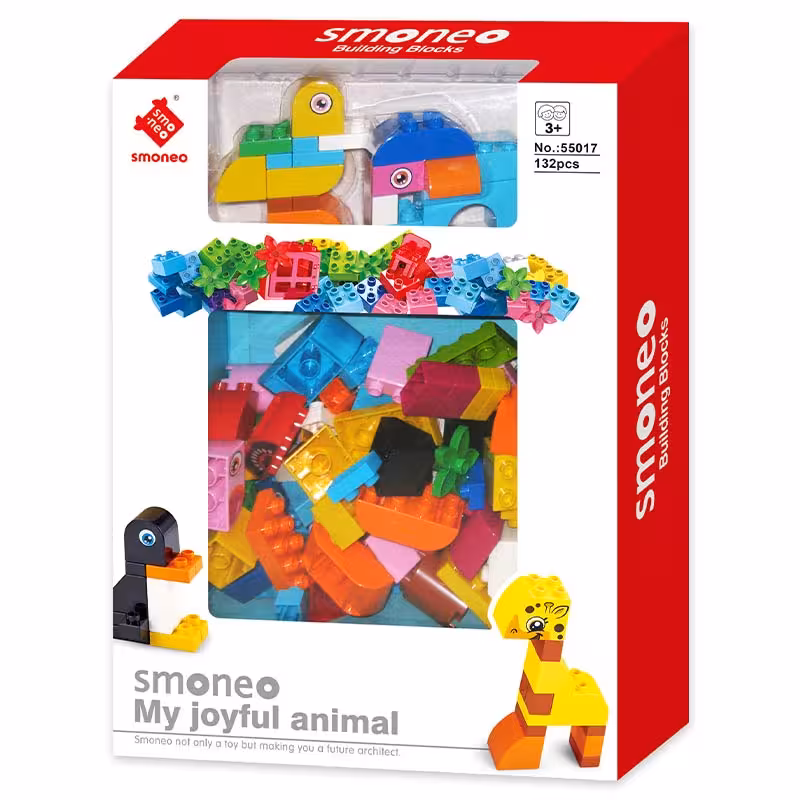 لگو حیوانات 132 تکه اسمونو smoneo کد 55017