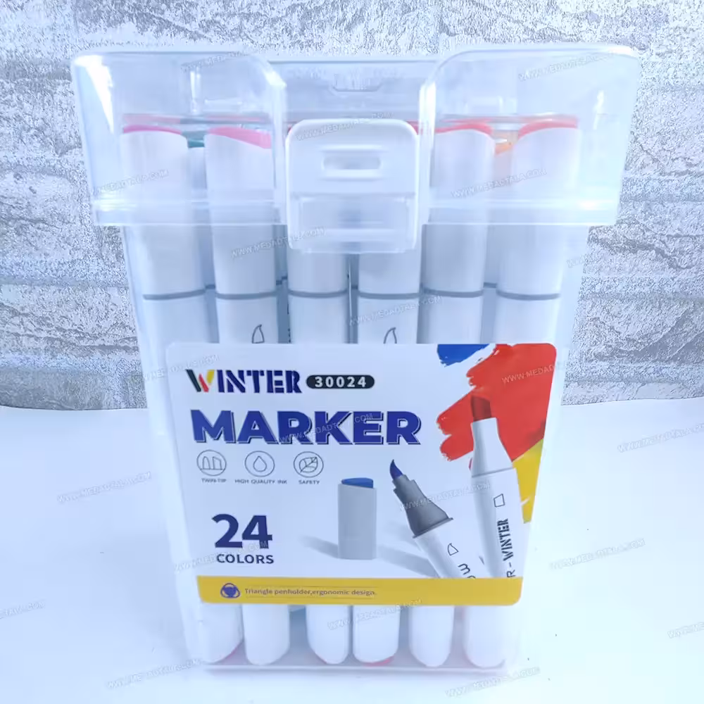 ماژیک راندو (دو سر) 24 رنگ وینتر WINTER