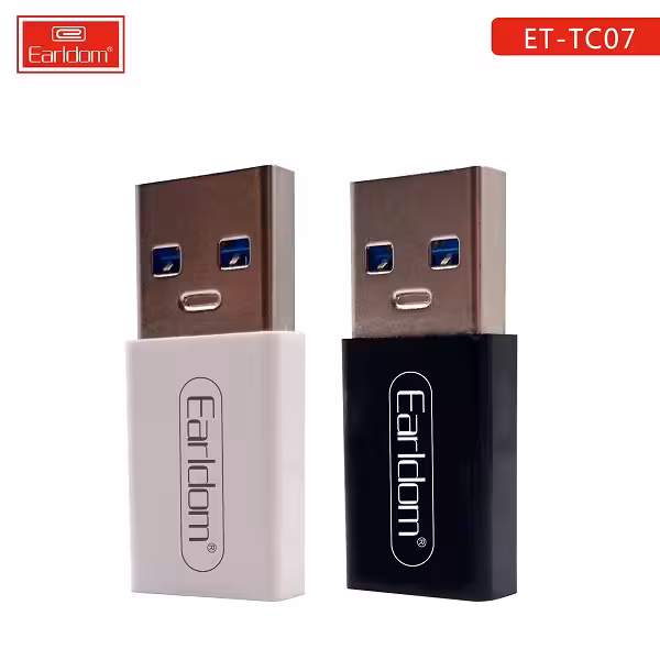 مبدل Type-C به USB ارلدام اصلی مدل Earldam Type-C To USB OTG ET-TC07
