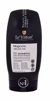 شامپو حاوی روغن آرگان و کراتین مناسب مو های خشک مدل BB SHAMPOO لویتون