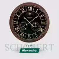SCHOBERT شوبرت ساعت  دیواری قهوه ای قطر 70 6771