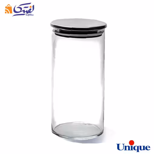 بانکه شیشه ای UN-1273A یونیک 1200 درب استیل