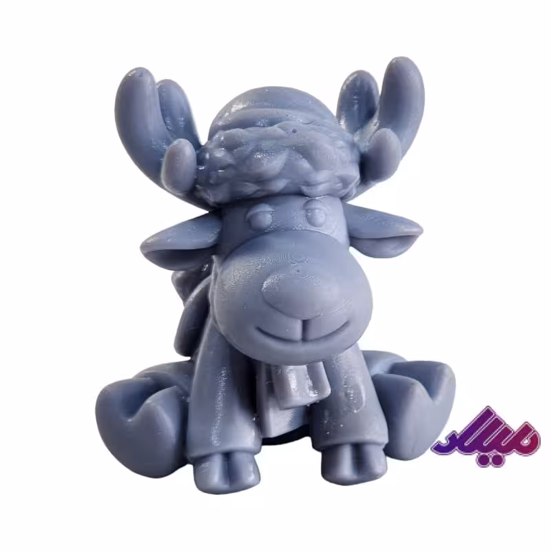 قالب سیلیکونی گوزن نشسته ارتفاع 6 سانت