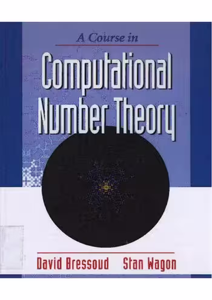 خرید و دانلود نسخه کامل کتاب A Course in Computational Number Theory