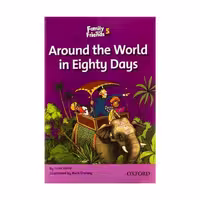 کتاب داستان کوتاه کودکان سطح 5 Around the world in eighty days Family Readers
