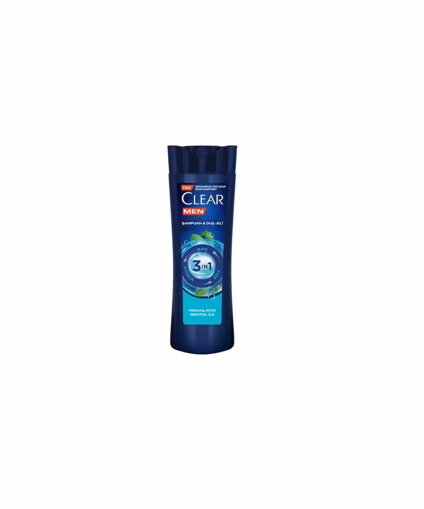 شامپو و ژل دوش مردانه ضد شوره کلیر CLEAR مدل 3IN1 حجم 350 میل