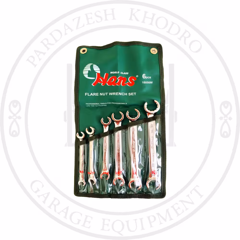 آچار دوسر رینگی چاکدار هنس