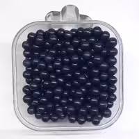 مروارید خوراکی تزئینی رنگ مشکی