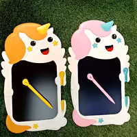 تبلت جادویی 9 اینچ طرح یونیکورن  تبلت مغناطیسی تبلت نقاشی کاغذ دیجیتالی تبلت دیجیتالی تبلت نوشتاری یونیکورنی اسب تک شاخ 