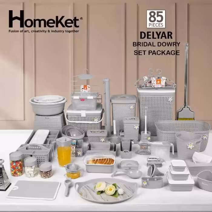 سرویس پلاستیک 85 پارچه هوم کت با کیفیت عالی 