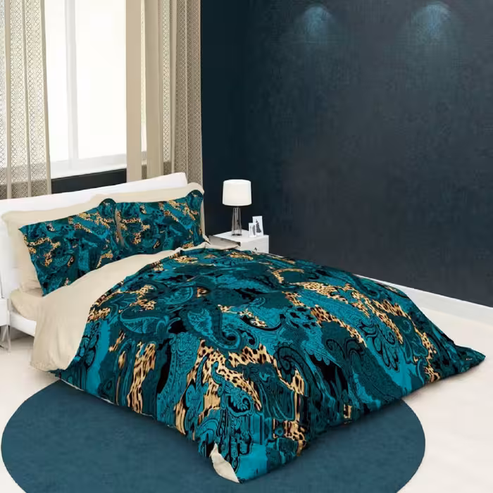 سرویس لحاف روتختی ترکسان کد D167 دو نفره 6 تکه