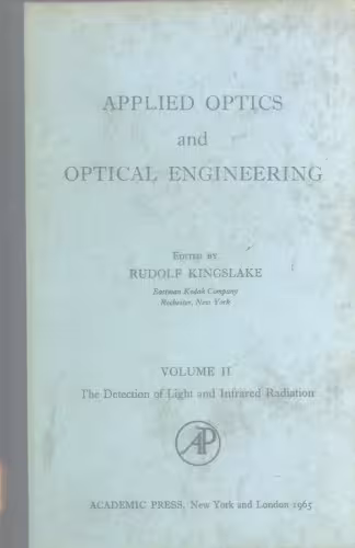 خرید و دانلود نسخه کامل کتاب Applied optics and optical engineering,Vol.II
