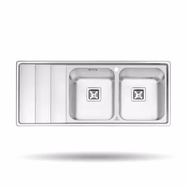 سینک ظرفشویی توکار پرنیان استیل مدل PS 1221