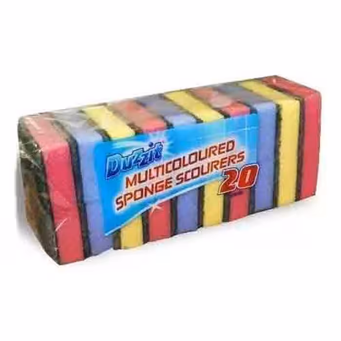 اسکاچ ظرفشویی انگلیسی دوزیت Duzzit بسته 20 عددی