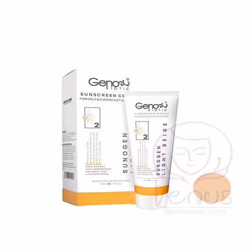 کرم ضد آفتاب مناسب پوست چرب و مختلط ژنو GENO