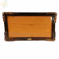 ست جعبه دستمال کاغذی و جاقاشقی خاتم کاری چوگان شیشی