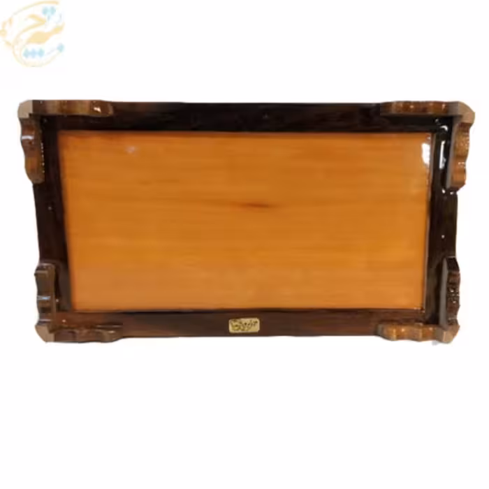 ست جعبه دستمال کاغذی و جاقاشقی خاتم کاری چوگان شیشی