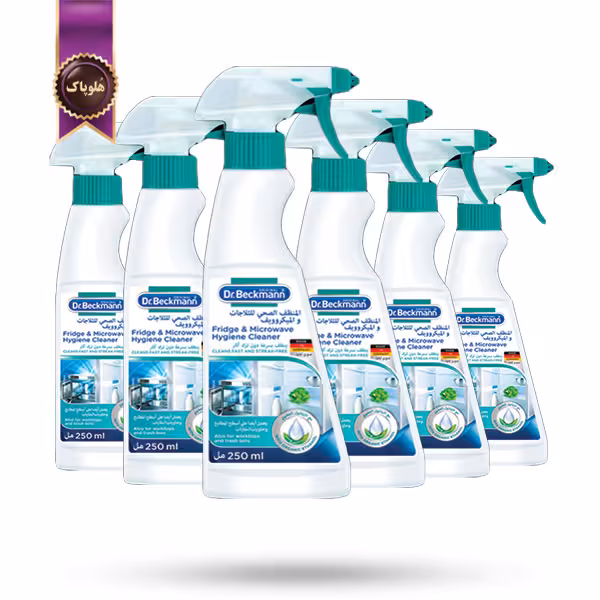 6 عدد پاک‌ کننده یخچال و مایکروویو دکتر بکمن Dr. Beckmann حجم 250 میلی‌ لیتر (اورجینال)